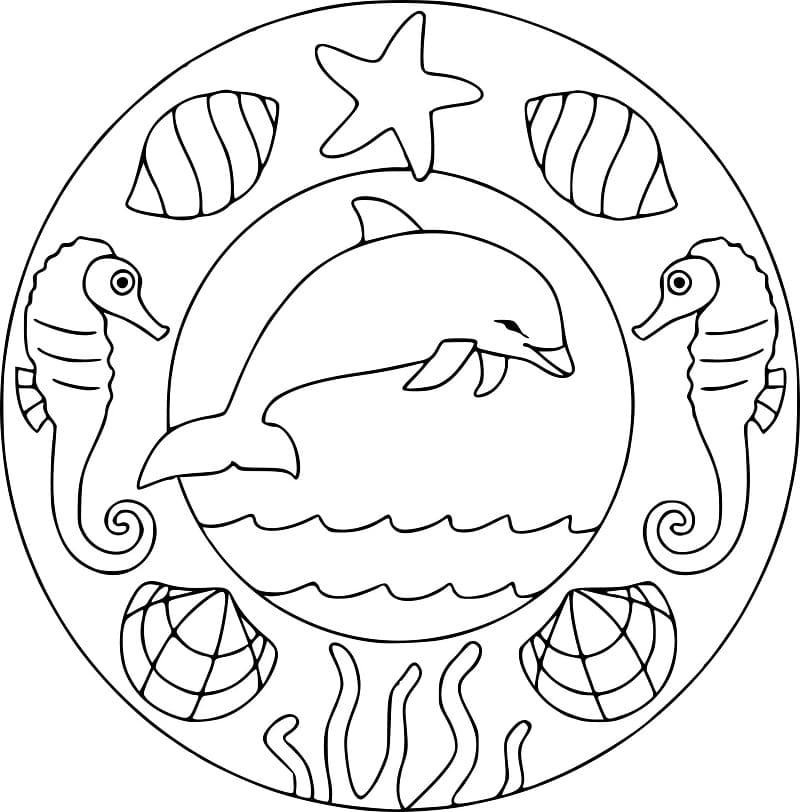 Mandalas Dauphin 27